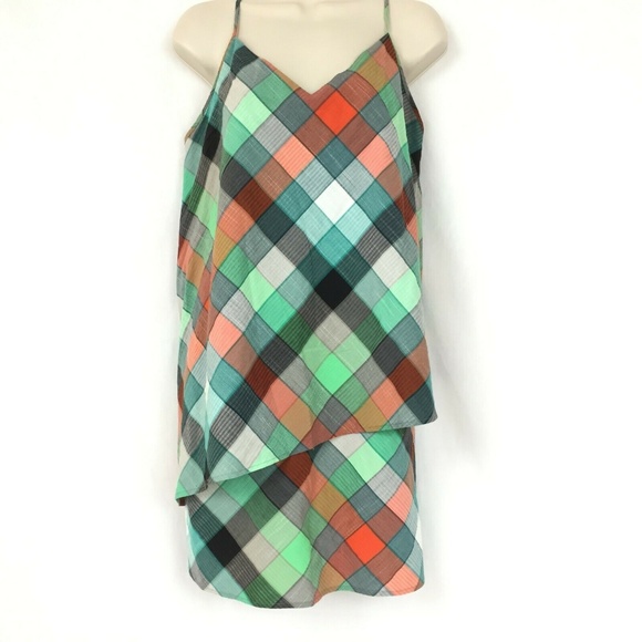 Patagonia Dresses & Skirts - NWT Patagonia 12 Dress Plaid Dappled Light Strappy